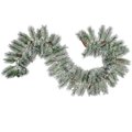 Adlmired By Nature Admired by Nature GXW5946-SNOW 9 ft. Christmas Natural Pine Cone with Frosted Snow Garland 85 Tips GXW5946-SNOW